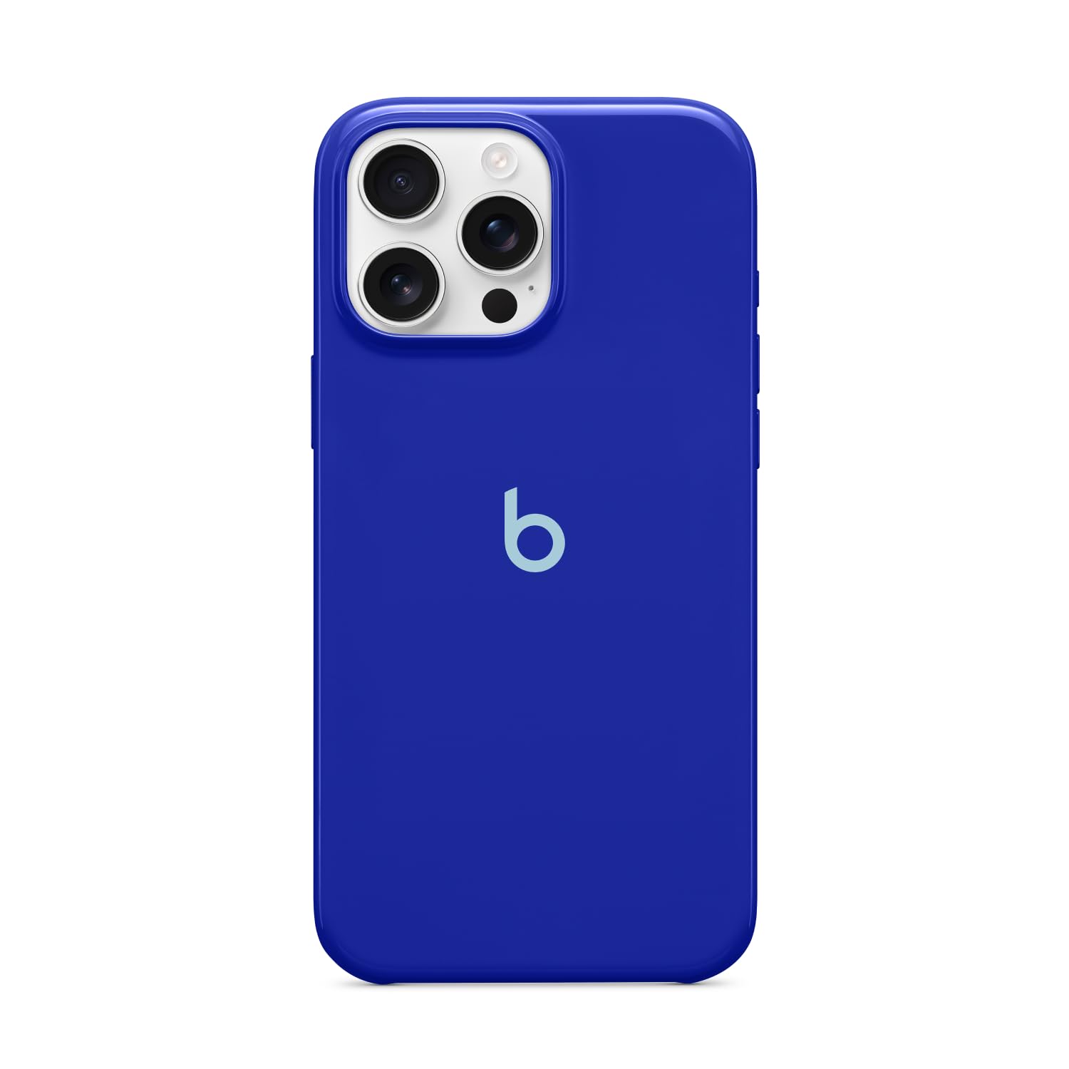 Beats iPhone 16 Pro Case with MagSafe and Camera Control, Scratch-Resistant Protective Cover, Slim Fit, Microfiber Lining - Riptide Blue