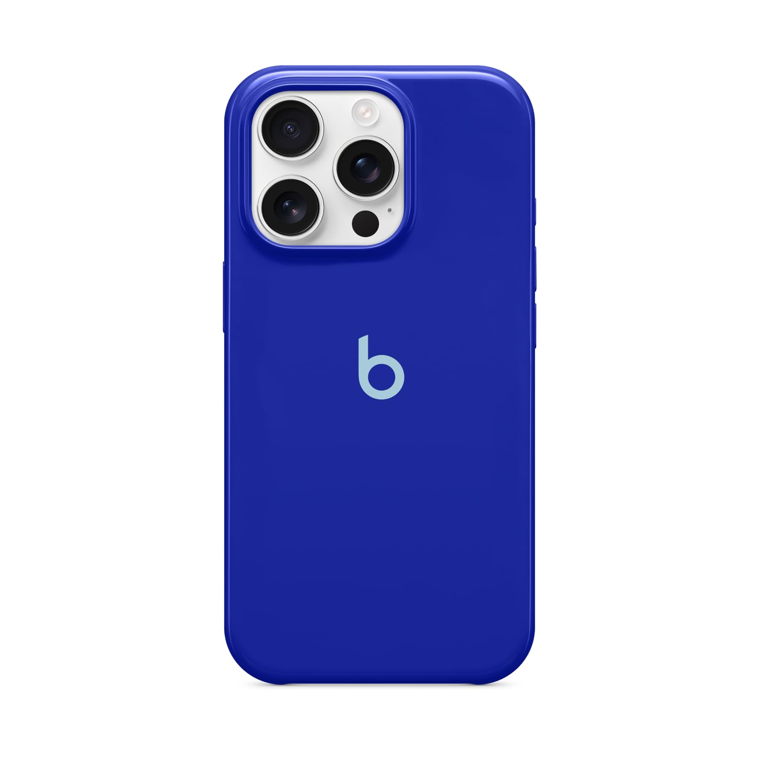 Beats iPhone 16 Pro Case with MagSafe and Camera Control, Scratch-Resistant Protective Cover, Slim Fit, Microfiber Lining - Riptide Blue