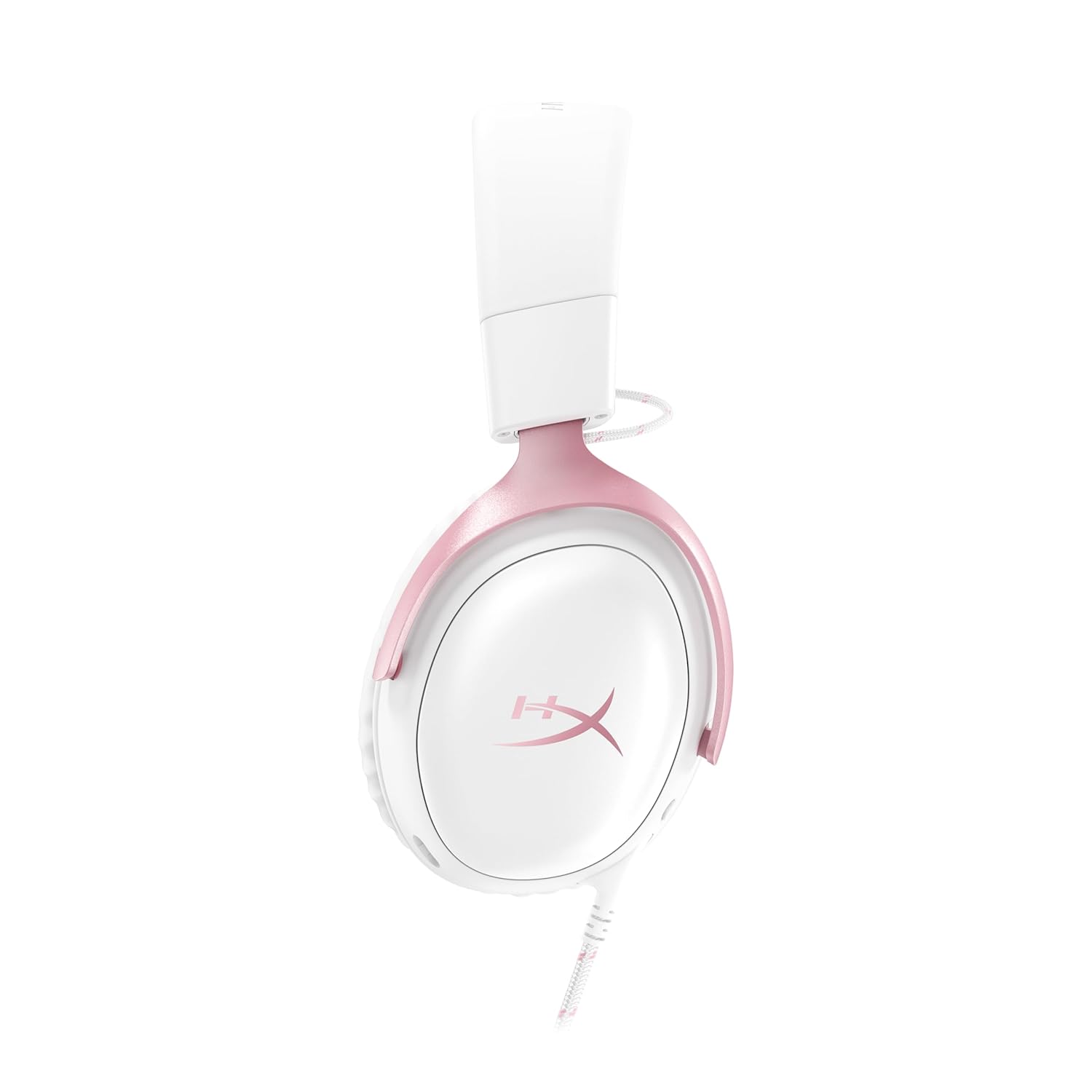 HyperX Cloud III – Wired Gaming Headset, PC, PS5, Xbox Series X|S, Angled 53mm Drivers, DTS, Memory Foam, Durable Frame, Ultra-Clear 10mm Mic, USB-C, USB-A, 3.5mm – Pink