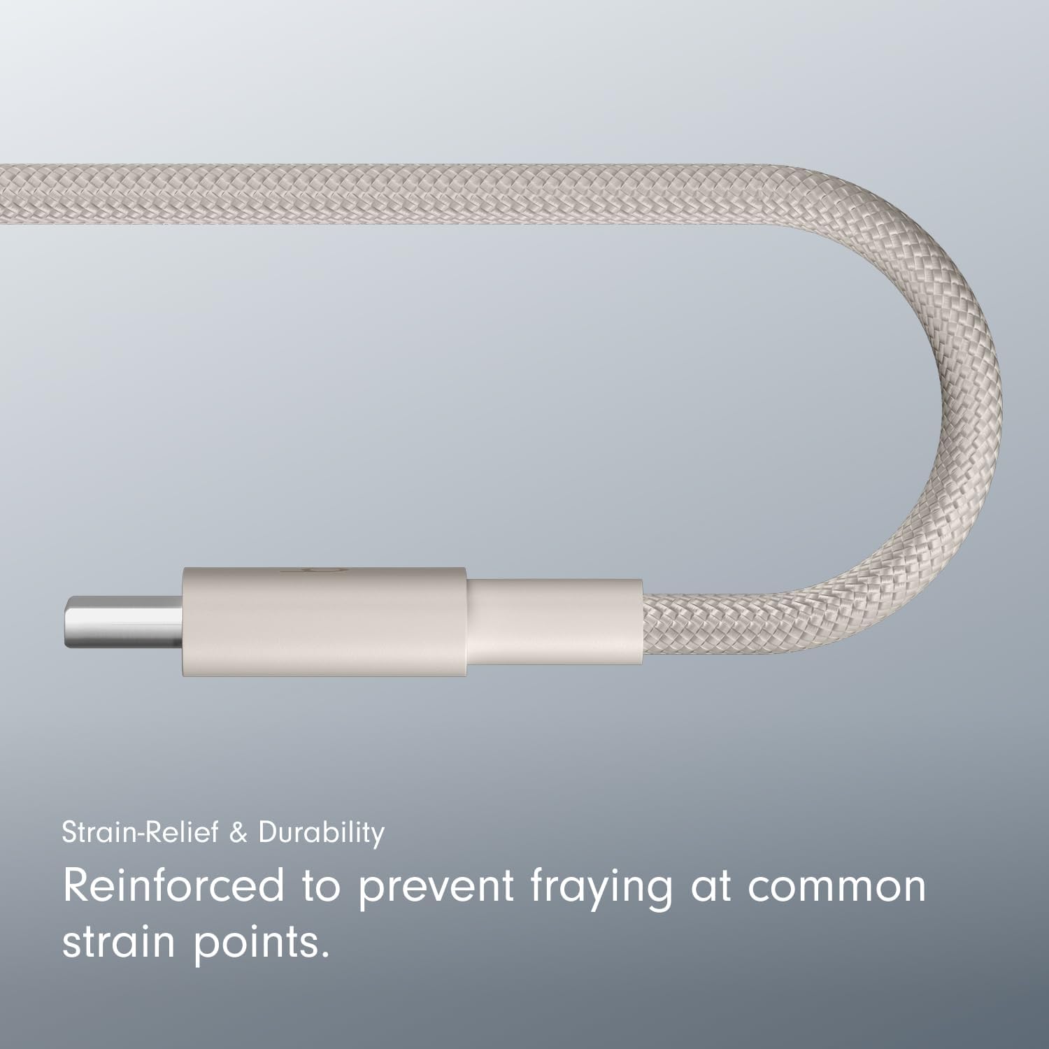 Beats USB-C to USB-C Woven Cable Fast Charging Durable/Tangle-Free Compatible Charger for Apple & Android Devices (1.5 m, 5 ft) - Surge Stone