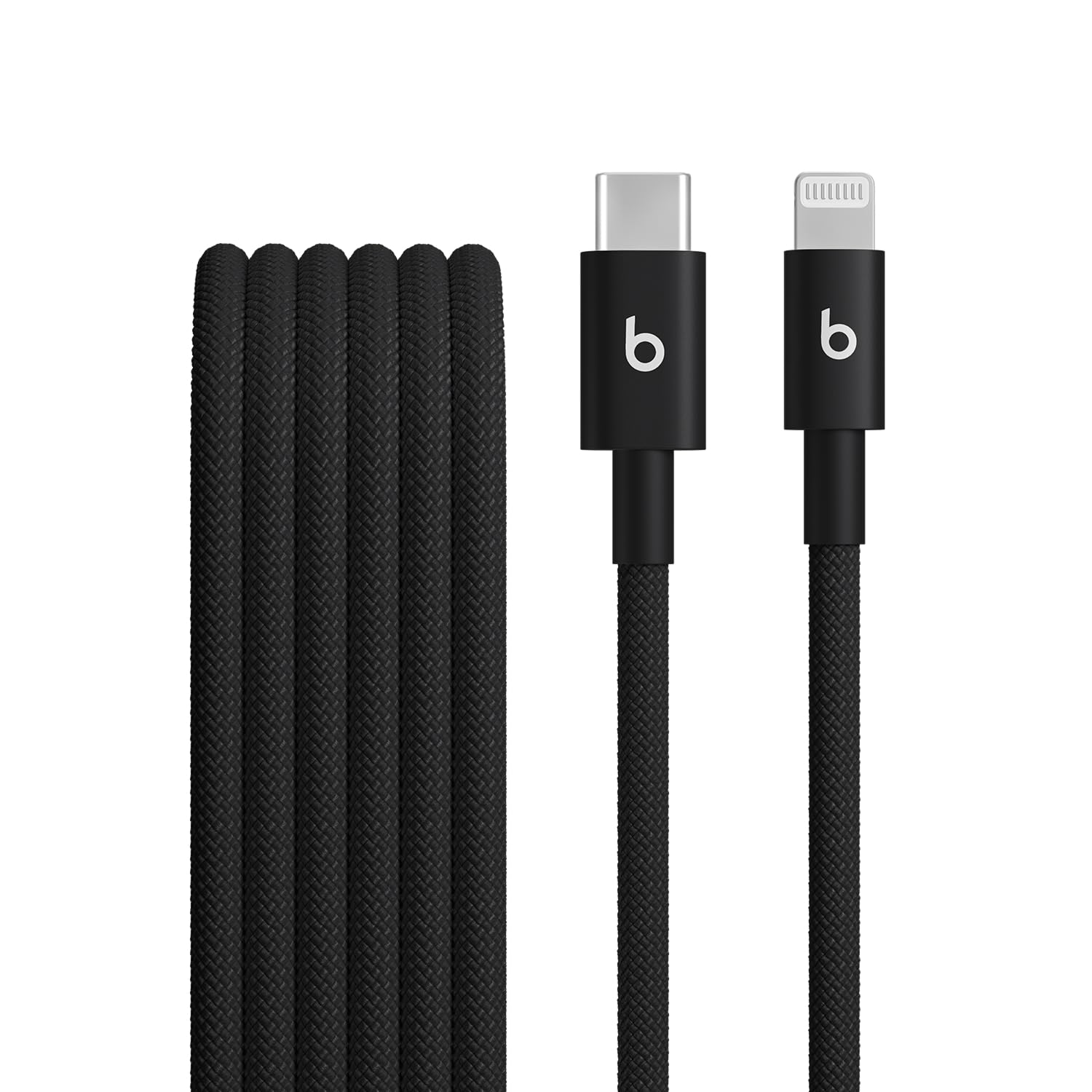 Beats USB-C to USB-C Woven Cable Fast Charging Durable/Tangle-Free Compatible Charger for Apple & Android Devices (1.5 m, 5 ft) - Surge Stone