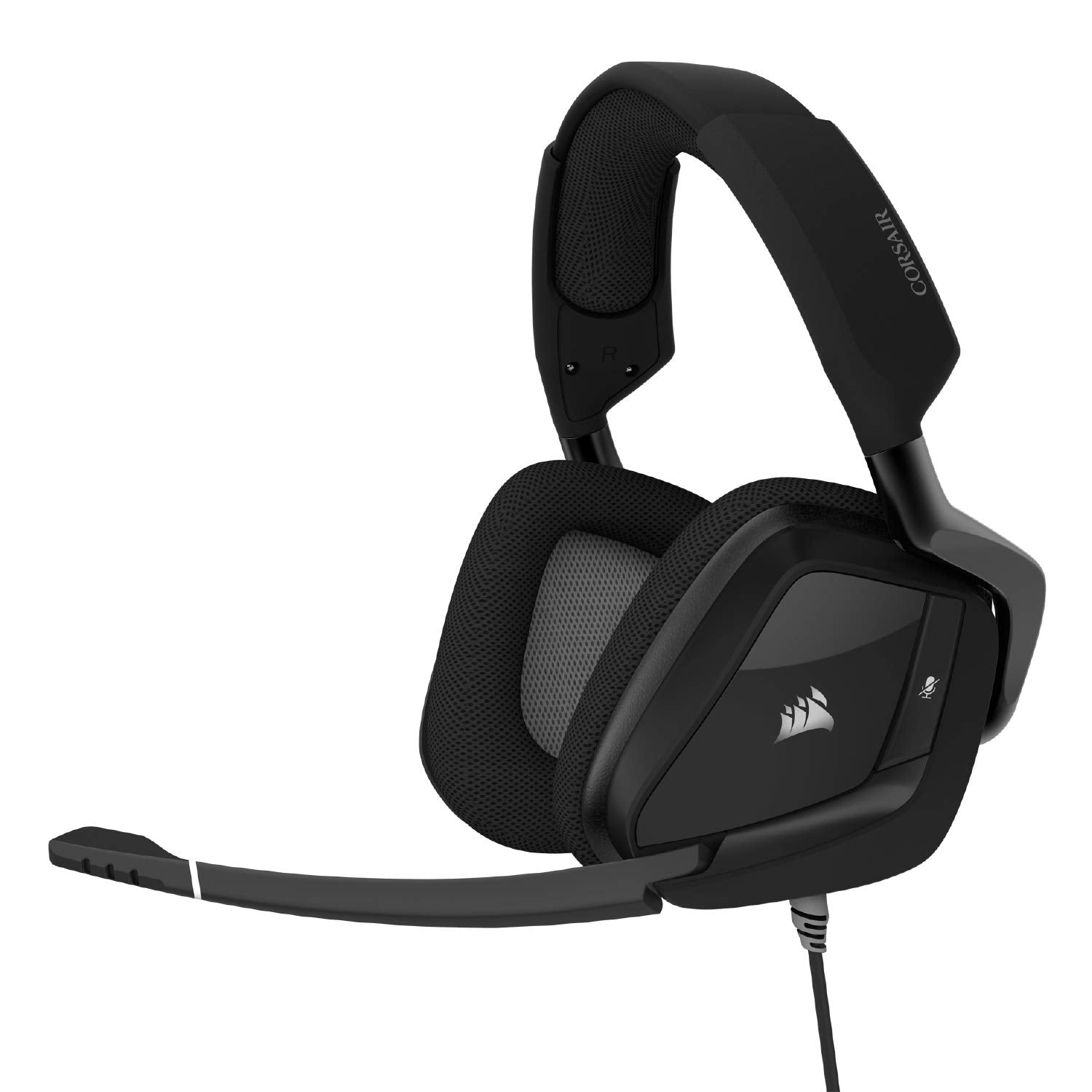 Corsair Void RGB Elite Wireless Gaming Headset – 7.1 Surround Sound – Omni-Directional Microphone – Microfiber Mesh Earpads – Up to 40ft Range – iCUE Compatible – PC, Mac, PS5, PS4 – Carbon