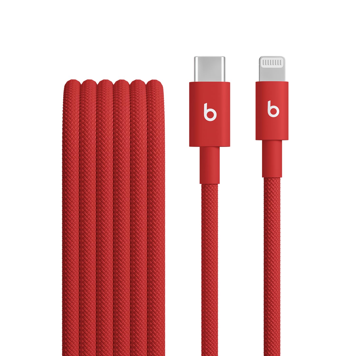 Beats USB-C to USB-C Woven Cable Fast Charging Durable/Tangle-Free Compatible Charger for Apple & Android Devices (1.5 m, 5 ft) - Surge Stone